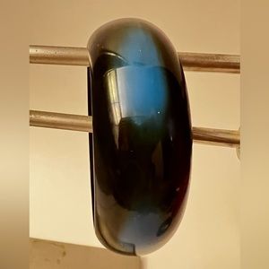 Blue bangle purchased at Bloomingdales